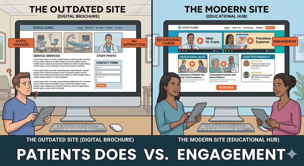 Why Your Clinic's Website Is Losing Patients to a Practice Half Your Size 1
